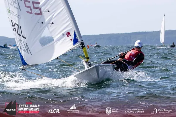 Chloe Turner held onto the red bib following another consistent performance on the opening day of finals racing.