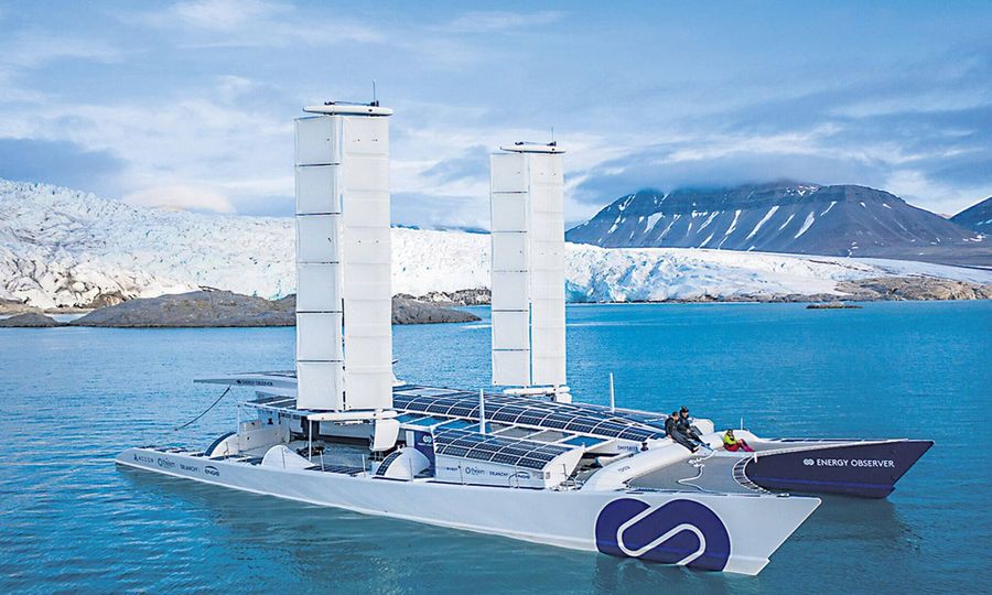 Energy Observer Sailing. Photo credit: Toyota