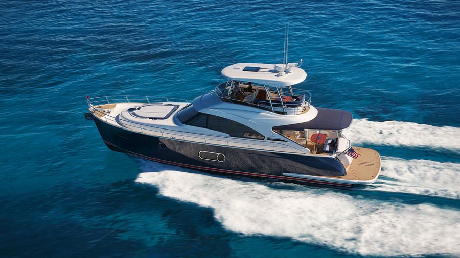 Riviera unveils Belize 55 Daybridge at Newport debut show, 15 September 2026