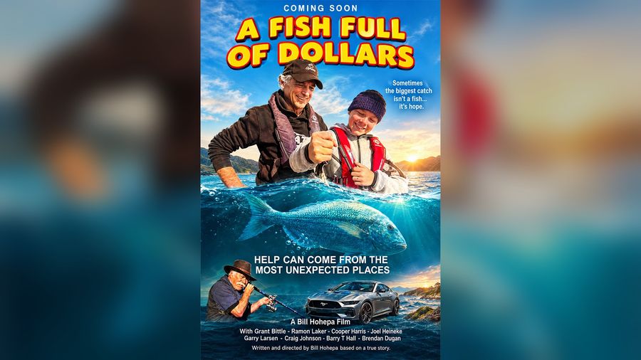 At 80, fishing legend Bill Hohepa finally makes his movie, 16 October 2026