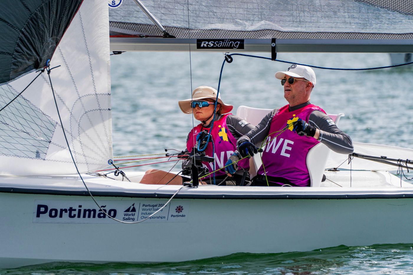 Action from the 2026 World Sailing Inclusion Championship in Portimão, Portugal, hosted by Vela Solidária