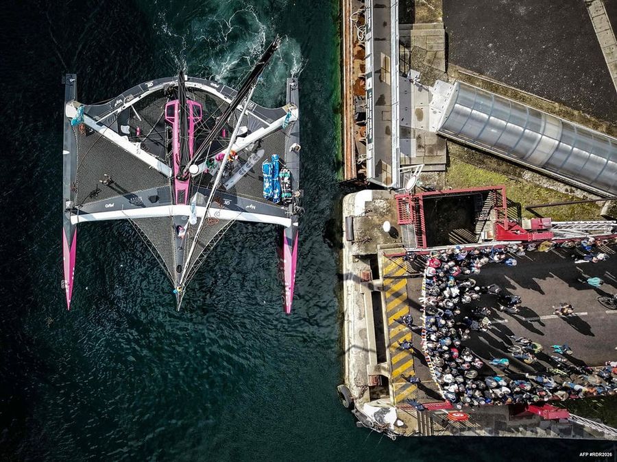 Boats meet their public once again at Saint-Malo (Photo: Lou BENOIST / AFP)