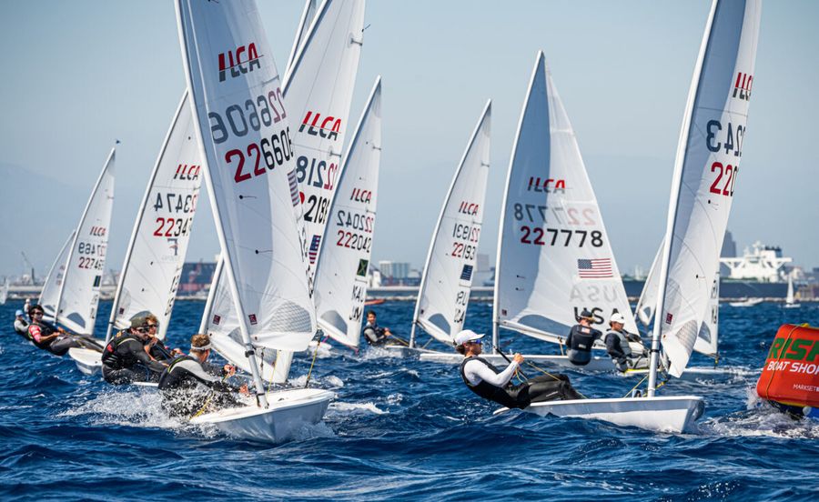 Beckett leads ILCA 7 as Gold Fleet racing begins at LA 2028 venue, 22 July 2026