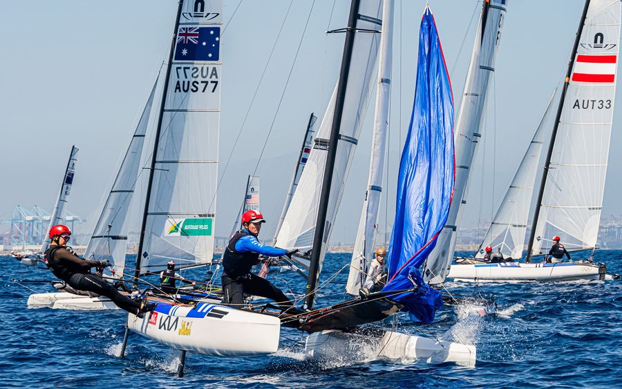 Shifting winds and mental toughness shake up LA 2028 Olympic test regatta, 06 August 2026