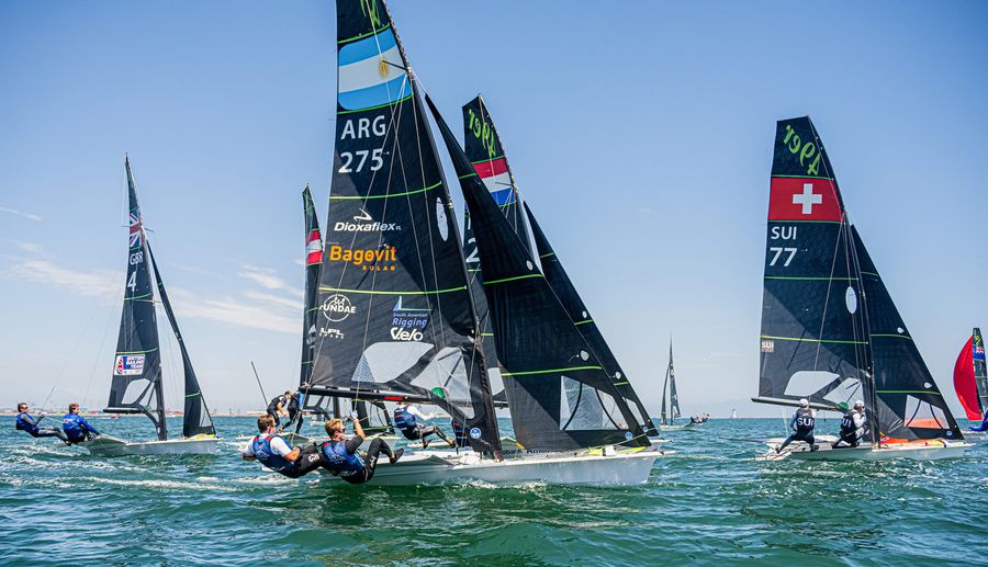 One point separates leaders as Nacra 17 medal race looms, 09 August 2026
