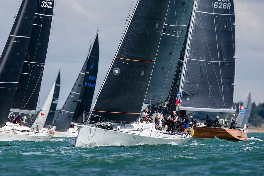TP52s dominate Britannia Cup as 30-knot forecast cuts short Cowes Week day, 06 August 2026