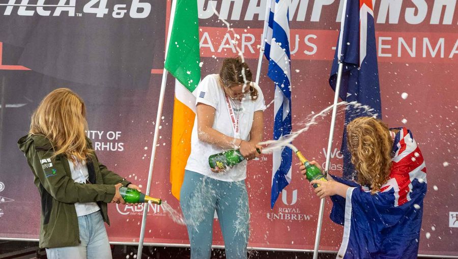 Kiwi silver and bronze as Aarhus tests ILCA 6 youth fleet all week, 20 August 2026