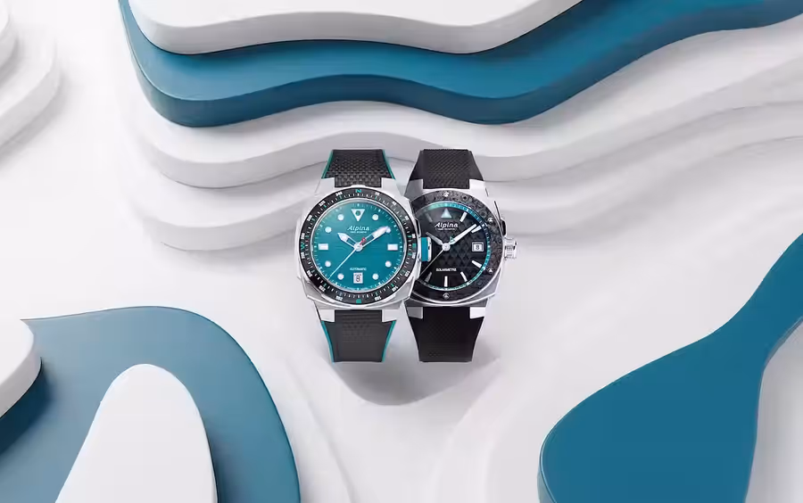 The Alpiner Extreme Solarmetre paired with the Seastrong Diver Extreme Automatic