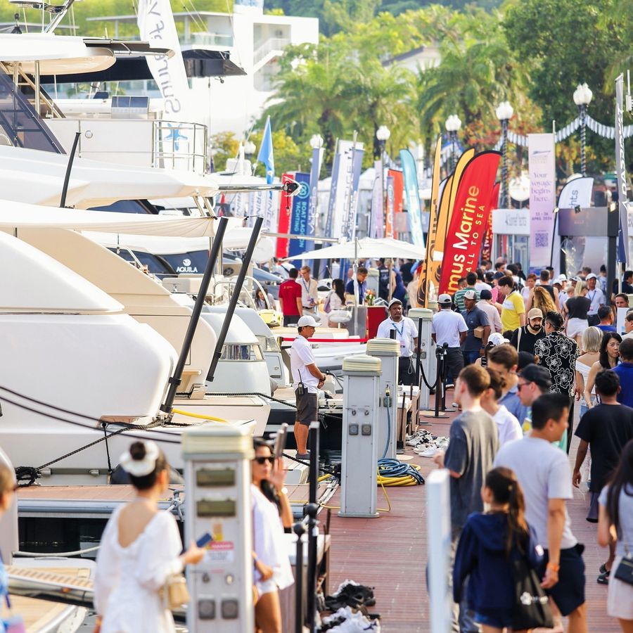Visitors at the Singapore Yachting Festival 2026