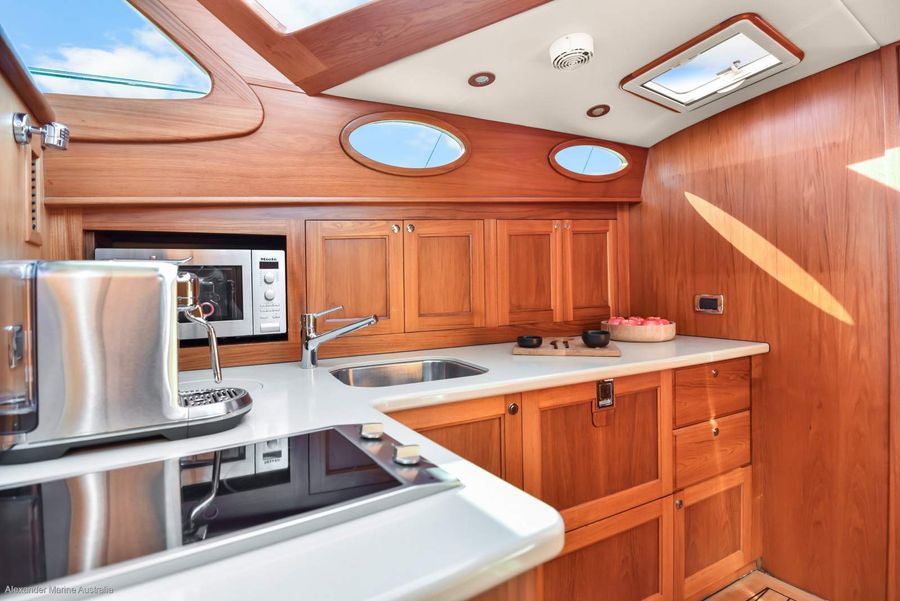 2008 Palm Beach Motor Yacht galley