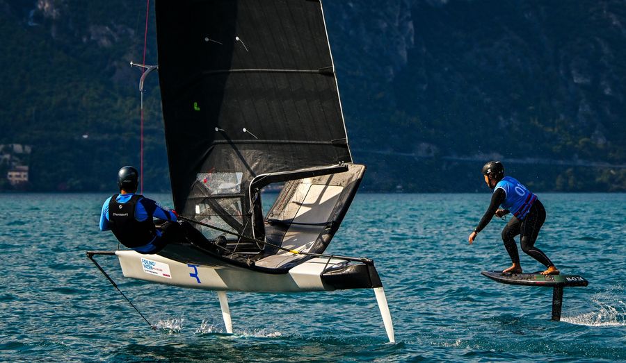 France sweeps ETF26 podium as Foiling Week draws record crowds to Lake Garda, 08 July 2026