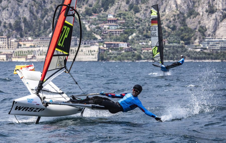 France sweeps ETF26 podium as Foiling Week draws record crowds to Lake Garda, 08 July 2026