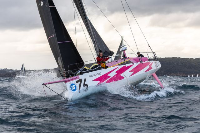 Vixen Racing powers through the swell. Image: CYCA | Ashley Dart