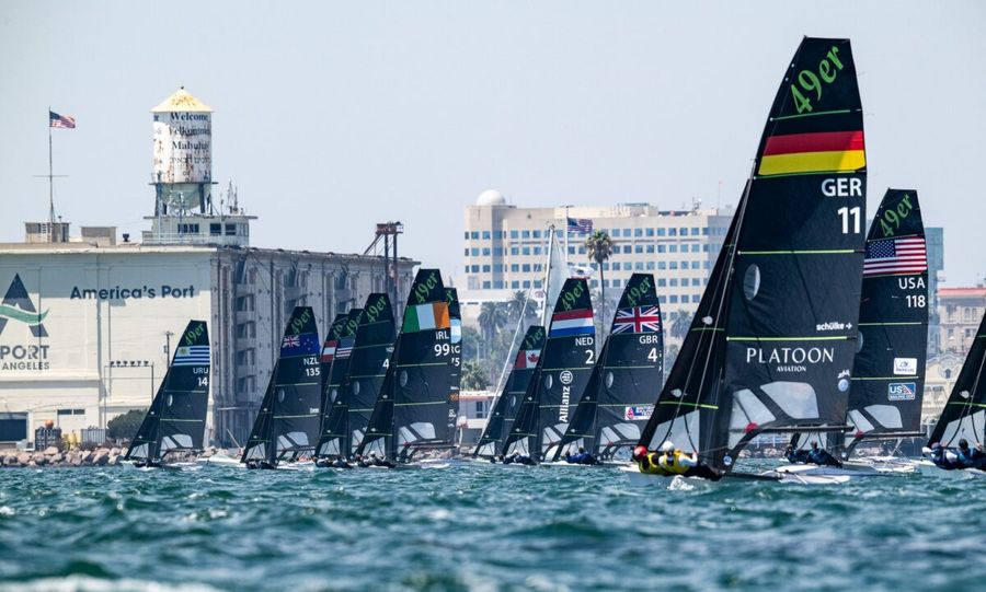 One point separates leaders as Nacra 17 medal race looms, 09 August 2026