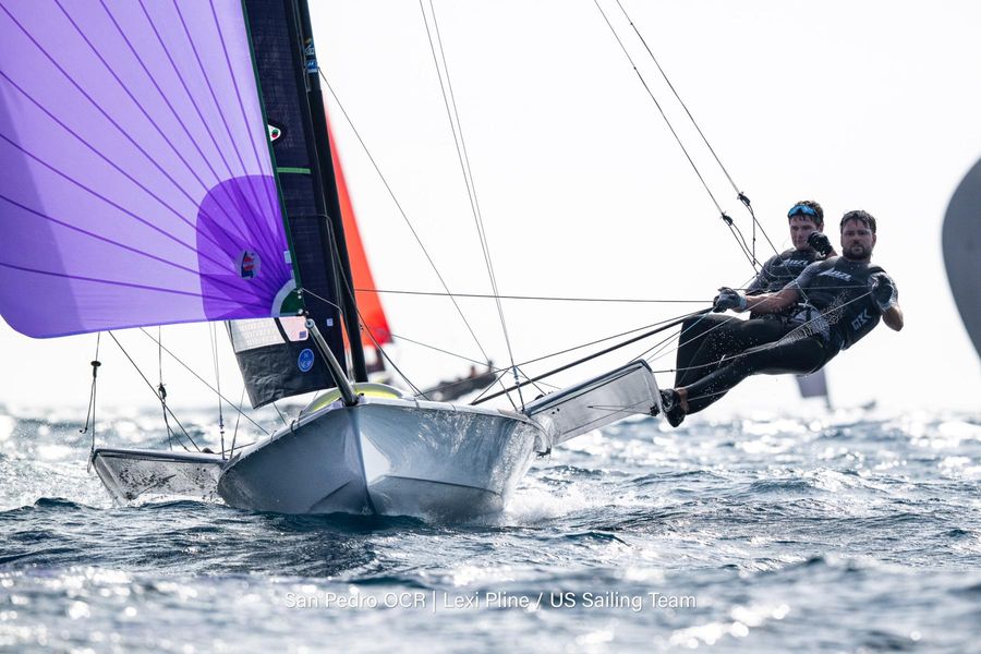 Coutts and Gunn surge to second with medal series in sight, 08 August 2026