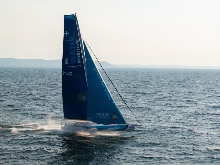Emira IV was designed by Frenchman Guillaume Verdier. Launched in 2021 as 11th Hour Racing Team's Mālama, she won The Ocean Race under Charlie Enright, then finished third in the 2024/25 Vendée Globe under French skipper Sébastien Simon, setting a solo 24-hour distance record of 615.33 nautical miles along the way. Canada Ocean Racing bought the boat in May 2025 and renamed her Emira IV.