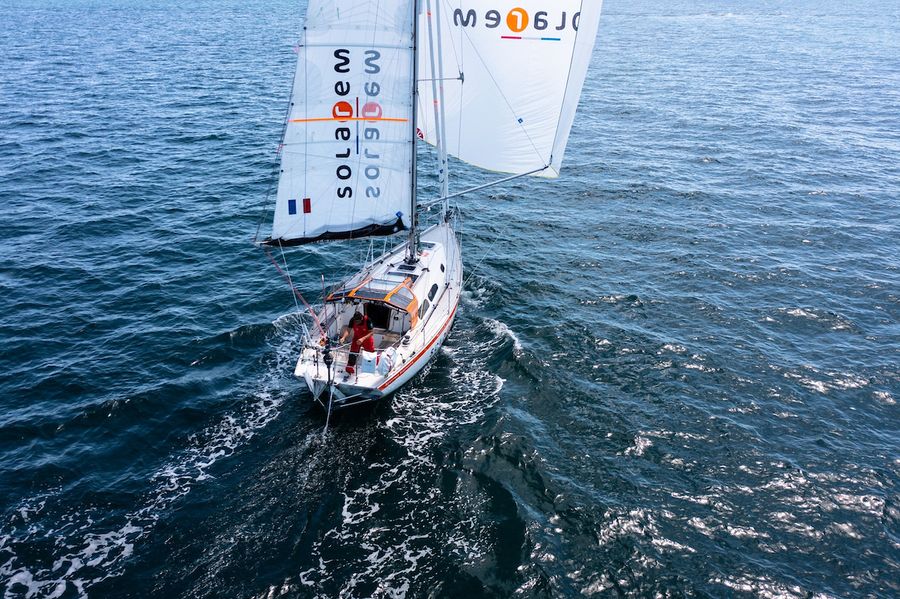 Damien Guillou sailing Solarem