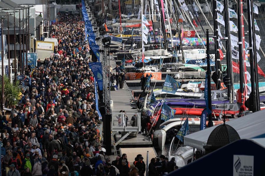 In the lanes of the Route du Rhum - Destination Guadeloupe race village @ Loic Venance / AFP