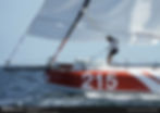 Alexis Loison aboard the Class40 Groupe REEl. Photo: Pierrick Contin