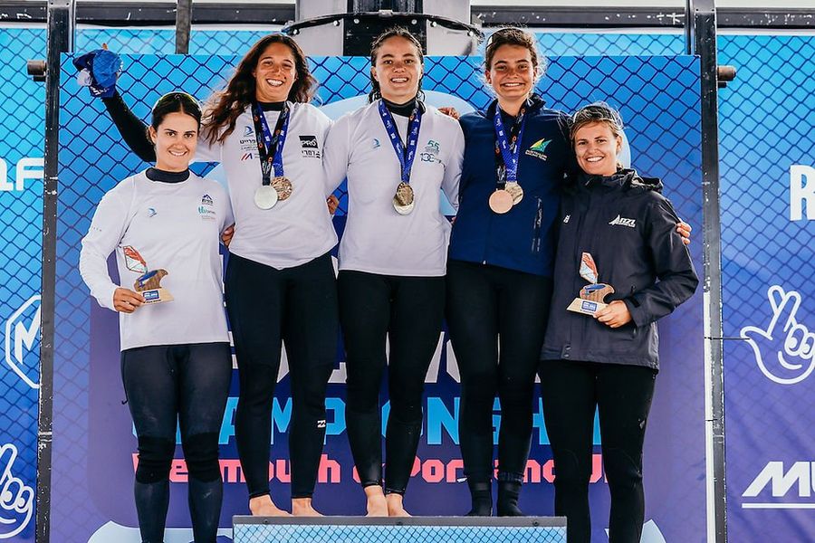 Weymouth grit delivers iQFOiL world titles to Steinberg, Van Opzeeland, 13 September 2026