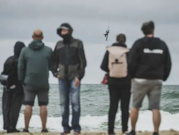 Hugo Wigglesworth secured his second straight Hydrofoil Big Air world title in Germany