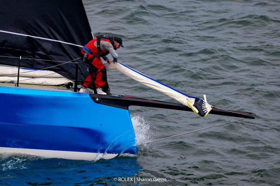 Infiniti 52 Zeus, a podium finisher at the 2025 Rolex Big Boat Series and fastest in the 2026 Pacific Cup, returns chasing the ORC North American Championship. Rolex | Sharon Green