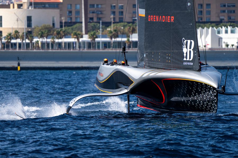 August 29, 2024. Louis Vuitton Cup, Race Day 1. INEOS BRITANNIA, NYYC AMERICAN MAGIC