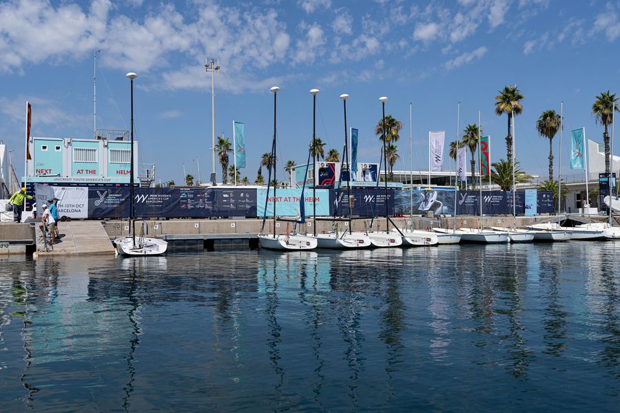 September 02, 2024. Youth Boats Lined Up At The Marina Photo Credit: AC37 media