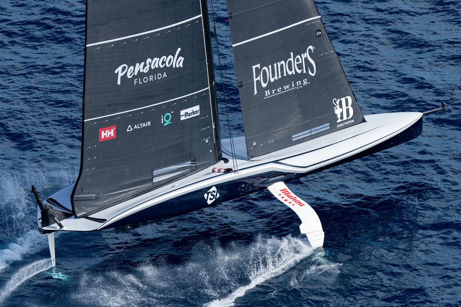 September 05, 2024. Race Day 6 of the Louis Vuitton Cup. NYYC AMERICAN MAGIC