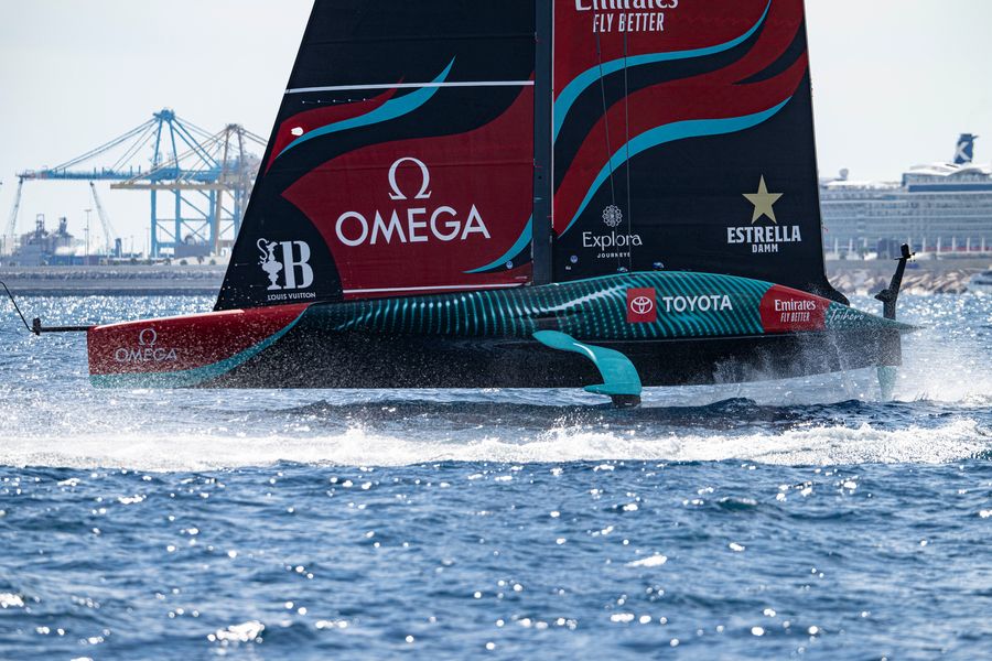 September 05, 2024. Louis Vuitton Cup, Race Day 6. EMIRATES TEAM NEW ZEALAND