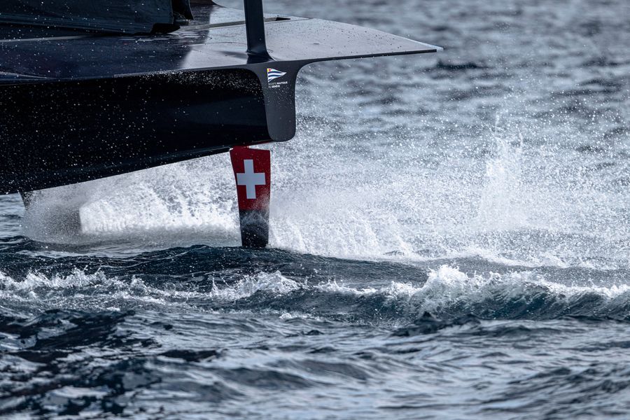 September 05, 2024. Louis Vuitton Cup, Race Day 6. ALINGHI RED BULL RACING