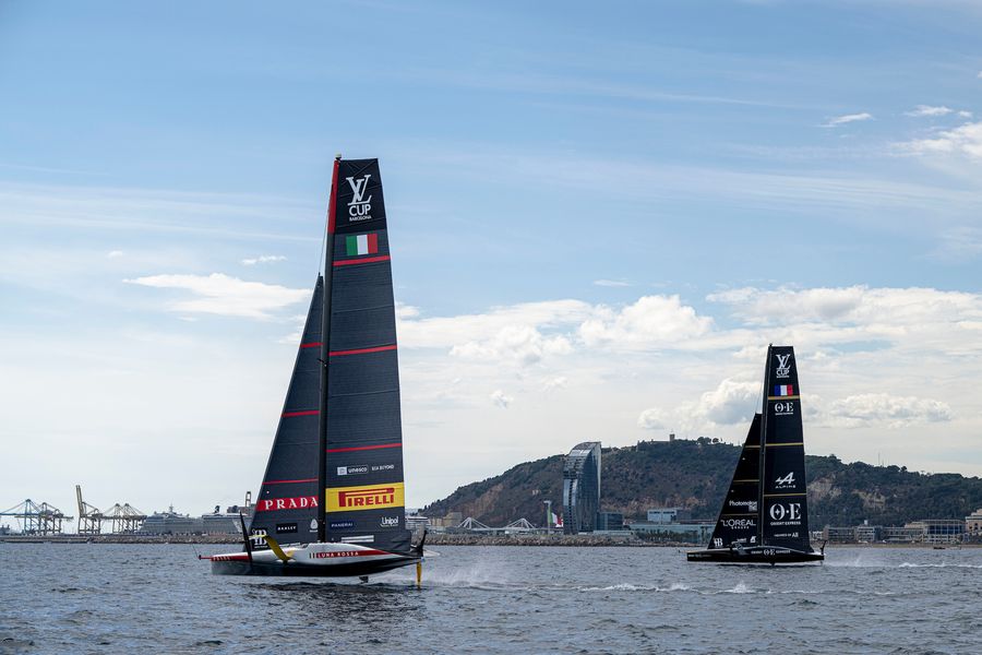 September 05, 2024. Louis Vuitton Cup, Race Day 6.  Photo credit : AC37 Media.