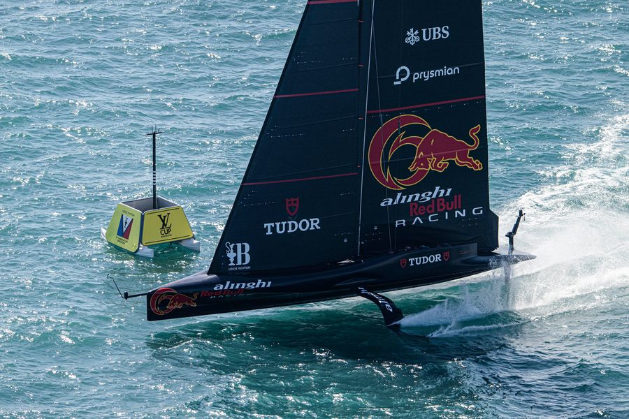 September 07, 2024. Louis Vuitton Cup, Race Day 7. ALINGHI RED BULL RACING
