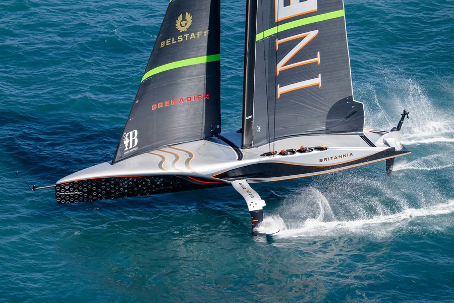 September 07, 2024. Louis Vuitton Cup, Race Day 7. INEOS BRITANNIA