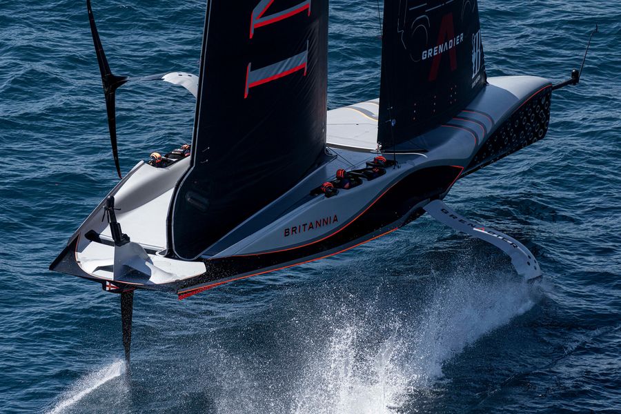 September 09, 2024. Louis Vuitton Cup, Race Day 9.  INEOS BRITANNIA