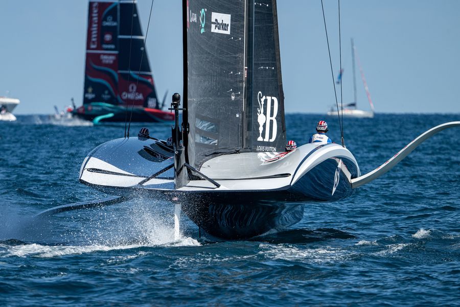 September 09, 2024. Race Day 9 of the Louis Vuitton Cup. NYYC AMERICAN MAGIC Photo Credit: AC37 media