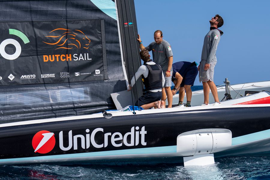 September 10, 2024. UniCredit Youth America's Cup, TEAM JAJO DUTCH SAIL. Photo Credit: AC37 media