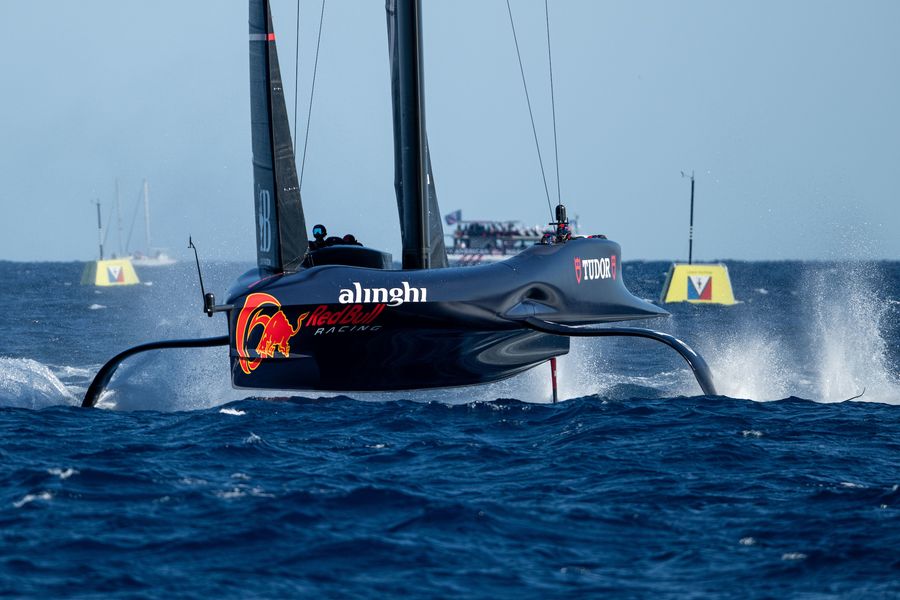 September 15, 2024. Louis Vuitton Cup, Semi Finals Race Day 2. ALINGHI RED BULL RACING. Photo credits: AC37 Media.