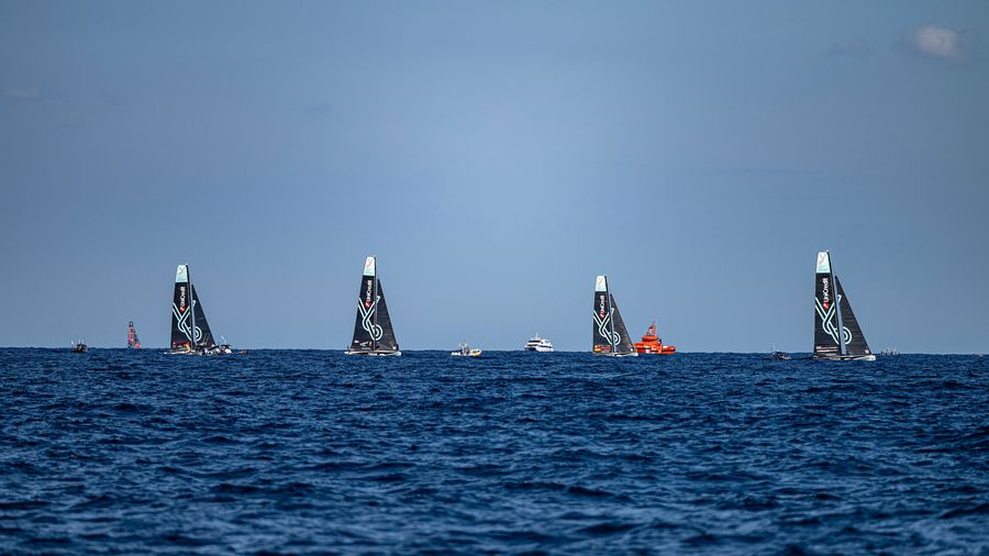 September 17, 2024. UniCredit Youth America's Cup, Race Day 1 - Group A. Photo Credit: AC37 media