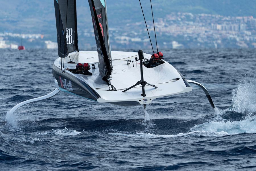September 17, 2024. UniCredit Youth America's Cup, Race Day 2 - Group A. Alinghi Red Bull Racing Youth Team Photo Credit: AC37 media