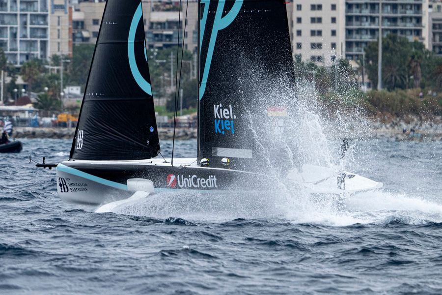 September 21, 2024. UniCredit Youth America's Cup, Race Day 4 - Group B. Youth AC Team Germany. Photo Credit: AC37 media