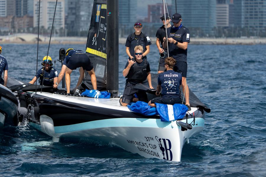 September 17, 2024. UniCredit Youth America's Cup, Race Day 6 - Group B. Photo Credit: AC37 media