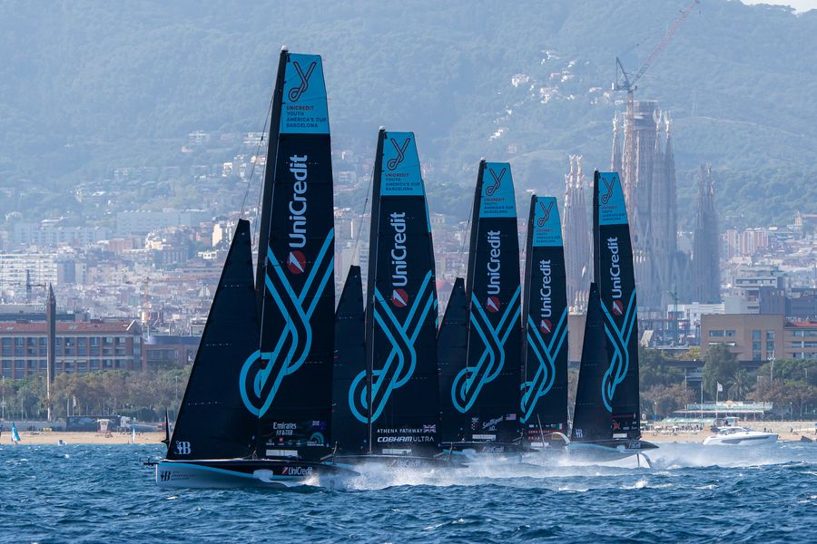 September 23, 2024. UniCredit Youth America's Cup, Race Day 6 - Group A. Photo Credit: AC37 media