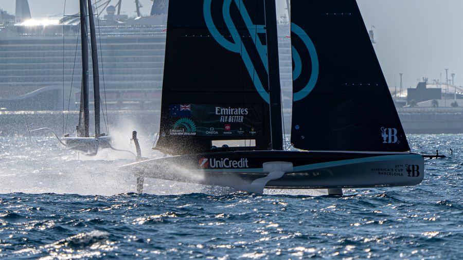 September 23, 2024. UniCredit Youth America's Cup, Race Day 6 - Group A. Photo Credit: AC37 media