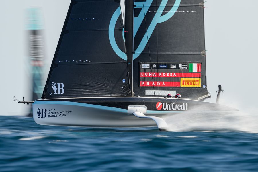 September 23, 2024. UniCredit Youth America's Cup, Race Day 6 - Group B Group A. Photo Credit: AC37 media