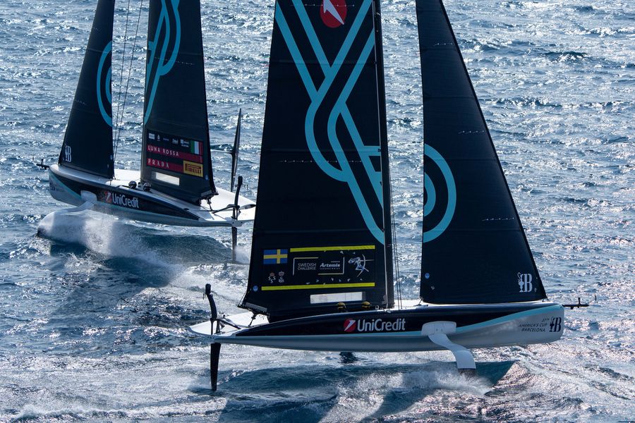 September 17, 2024. UniCredit Youth America's Cup, Race Day 7, Semi Finals. Photo Credit: AC37 media