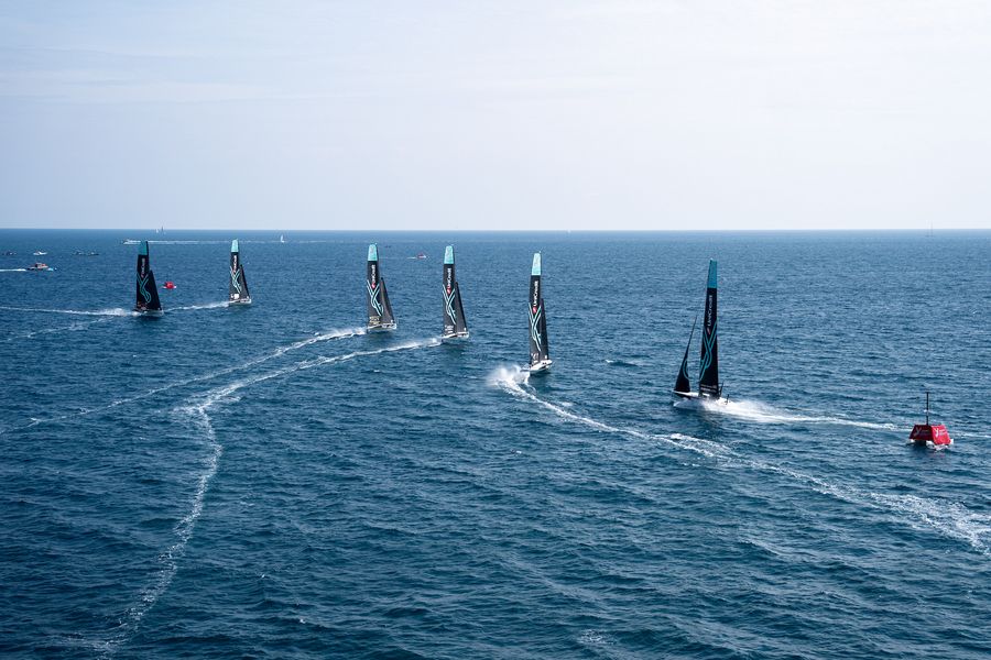 September 17, 2024. UniCredit Youth America's Cup, Race Day 7, Semi Finals. Photo Credit: AC37 media
