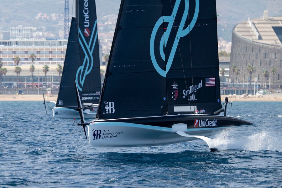 September 24, 2024. UniCredit Youth America's Cup, Race Day 7, Semi Finals. Photo Credit: AC37 media