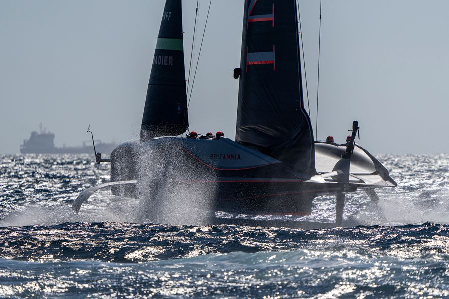 September 26, 2024. Louis Vuitton Cup Final, Race Day 1. Photo Credit: AC37 media