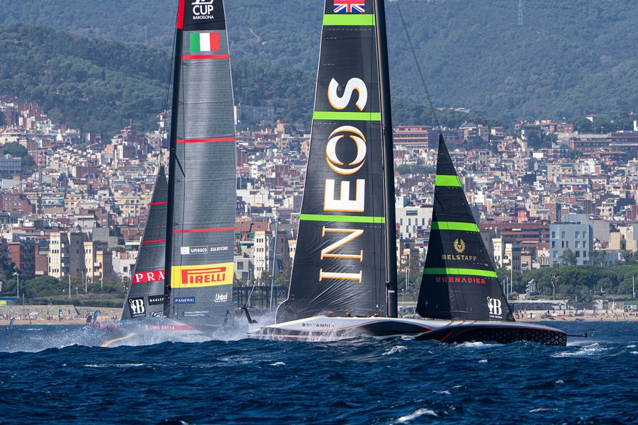 September 26, 2024. Louis Vuitton Cup Final, Race Day 1. Photo Credit: AC37 media